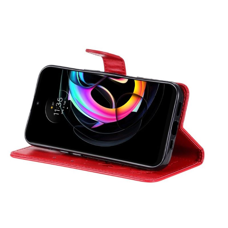 Flipové Pouzdro Na Motorola Edge 20 Lite Ilustrace Kočky