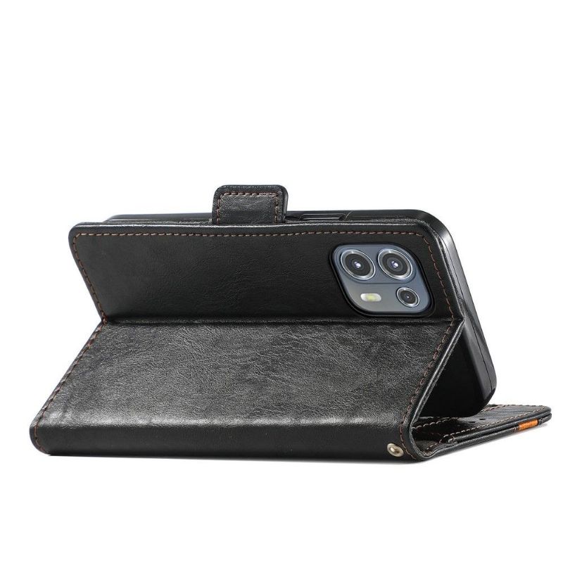 Flipové Pouzdro Na Motorola Edge 20 Lite Kožené Pouzdro Flip Business
