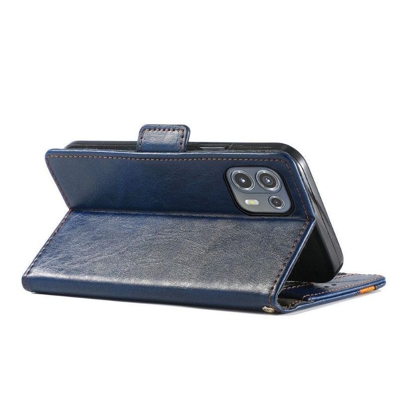 Flipové Pouzdro Na Motorola Edge 20 Lite Kožené Pouzdro Flip Business
