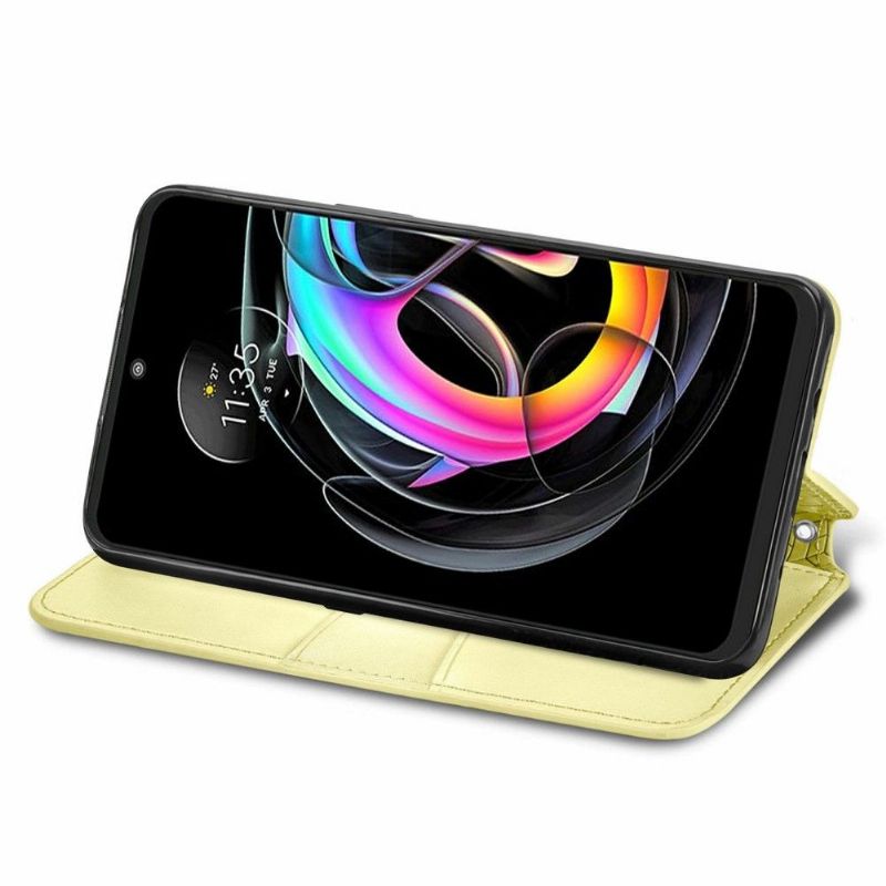 Flipové Pouzdro Na Motorola Edge 20 Lite Kožené Pouzdro Flip Chic Mandala