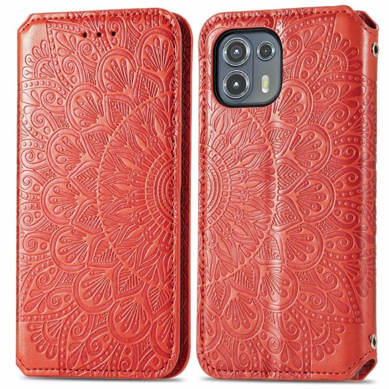 Flipové Pouzdro Na Motorola Edge 20 Lite Kožené Pouzdro Flip Chic Mandala