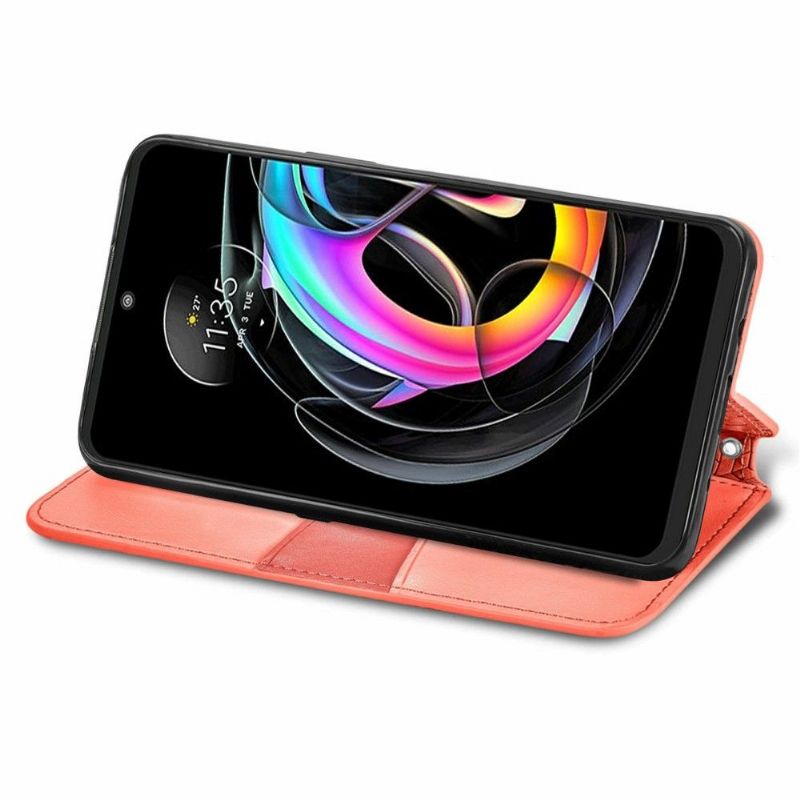Flipové Pouzdro Na Motorola Edge 20 Lite Kožené Pouzdro Flip Chic Mandala