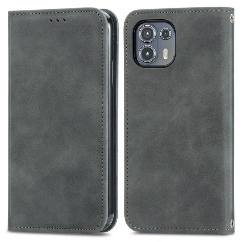 Flipové Pouzdro Na Motorola Edge 20 Lite Obchodní Retro