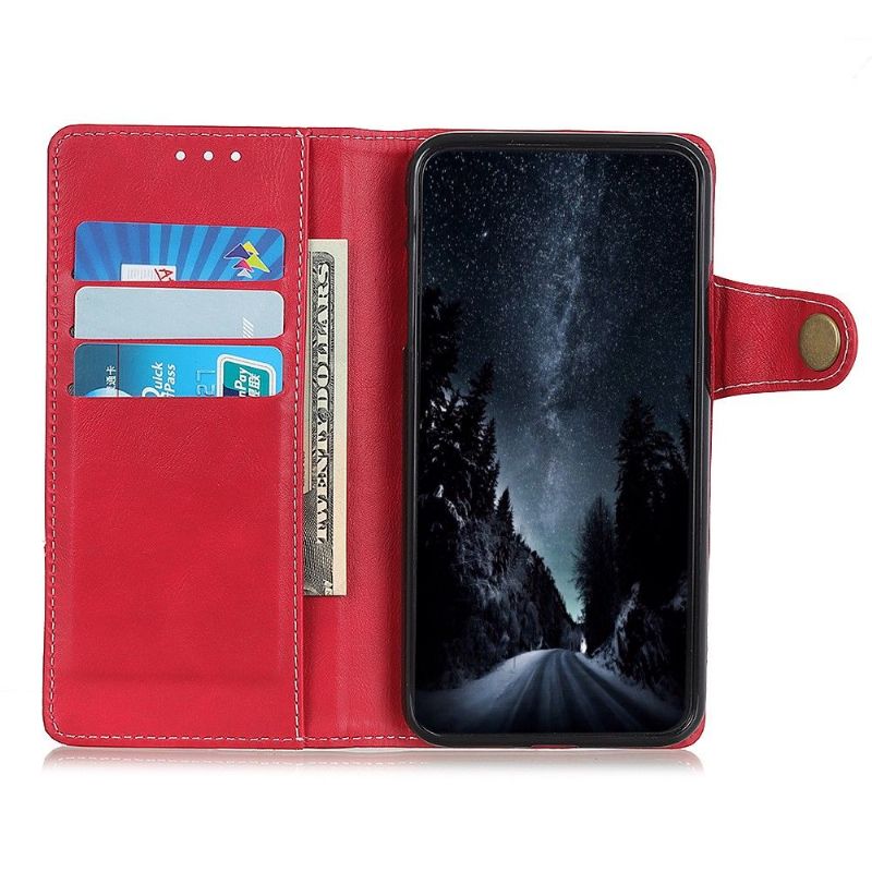 Flipové Pouzdro Na Motorola Edge 20 Lite Odkryté Švy Ve Tvaru S