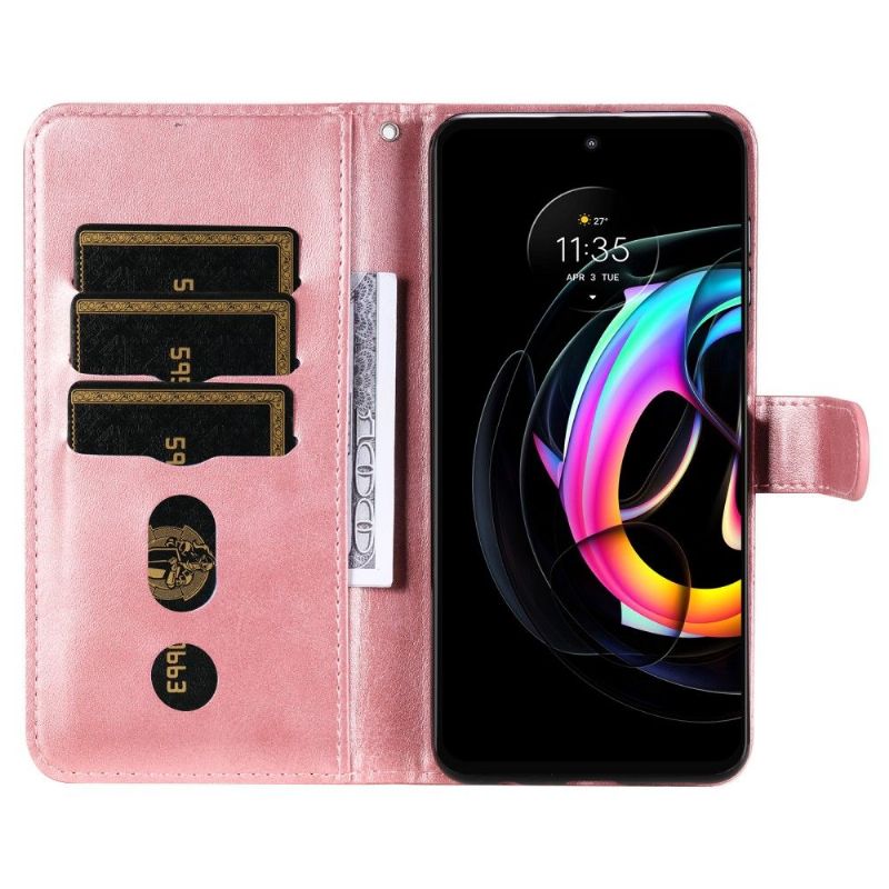 Flipové Pouzdro Na Motorola Edge 20 Lite Peněženkové Pouzdro Peněženka Elena