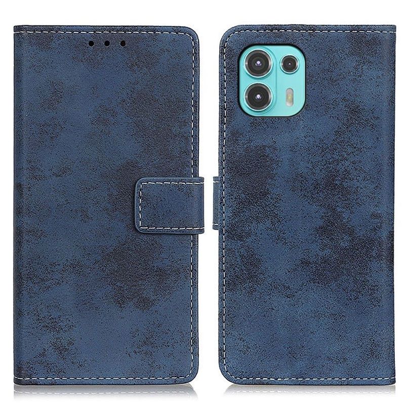 Flipové Pouzdro Na Motorola Edge 20 Lite Vintage Umělá Kůže Cyrius