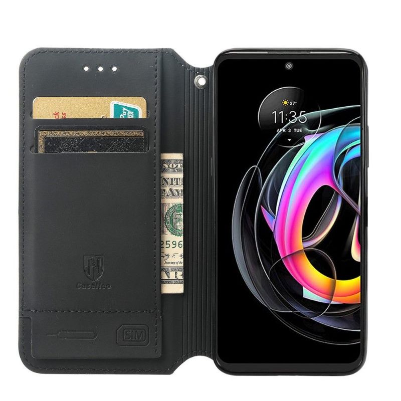 Kožené Pouzdro Na Motorola Edge 20 Lite Duhový Oblak