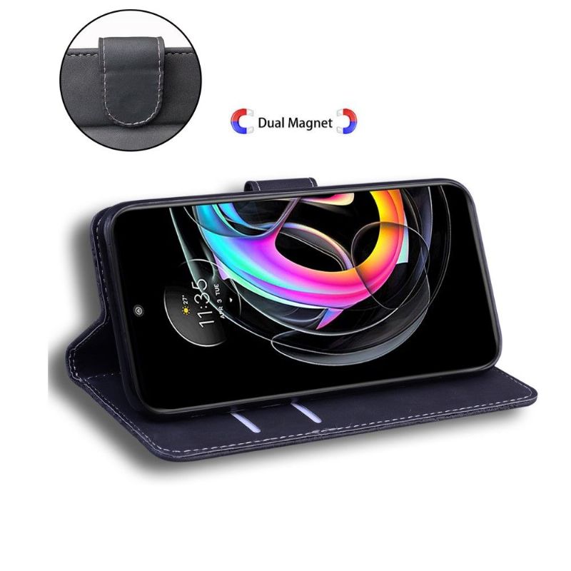 Kožené Pouzdro Na Motorola Edge 20 Lite Římský Měkký Dotek