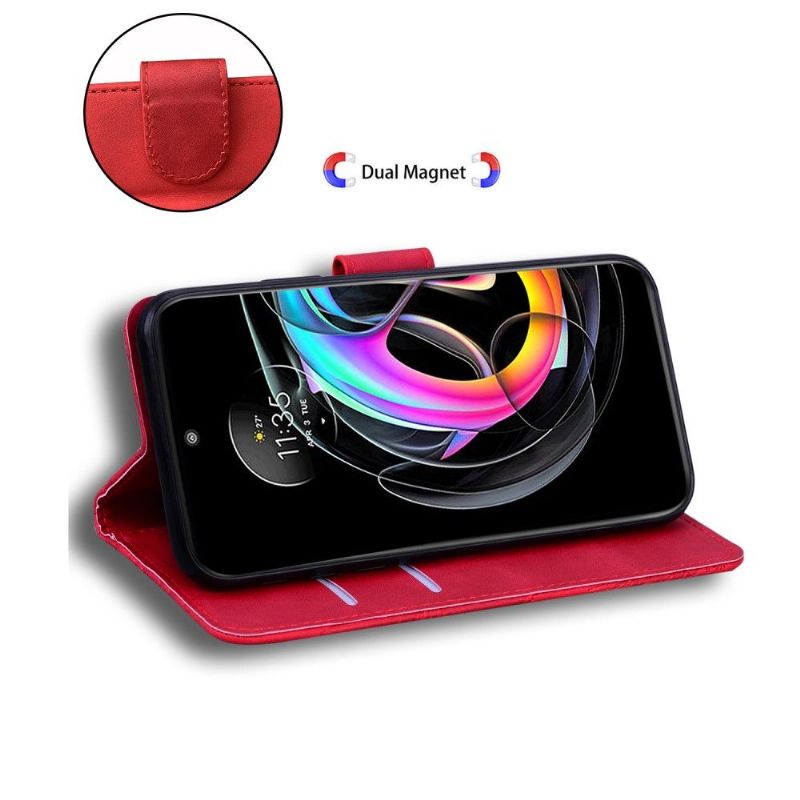 Kožené Pouzdro Na Motorola Edge 20 Lite Římský Měkký Dotek