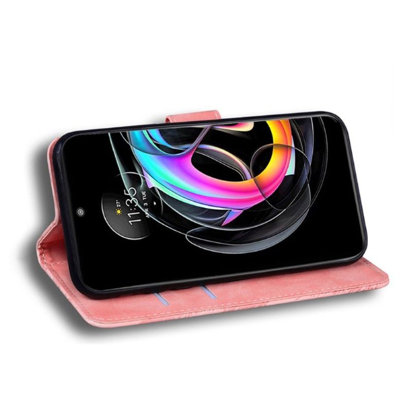 Kožené Pouzdro Na Motorola Edge 20 Lite Římský Měkký Dotek