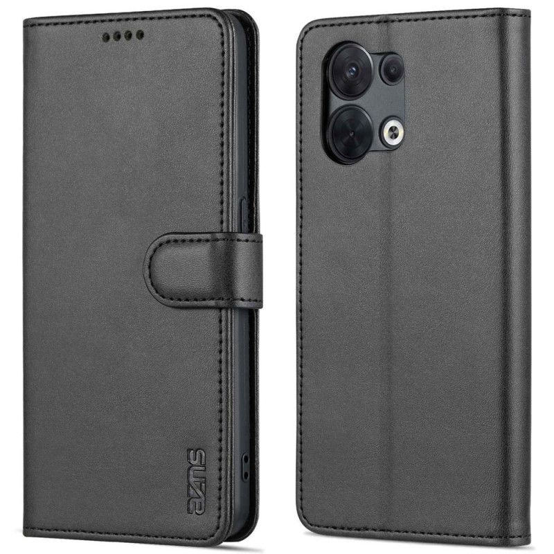 Kožené Pouzdro Na Oppo Reno 8 Kožený Styling Azns