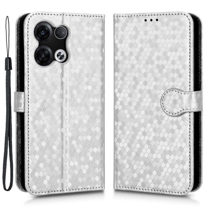 Kožené Pouzdro Na Oppo Reno 8 Na Lana 3d Strappy Design