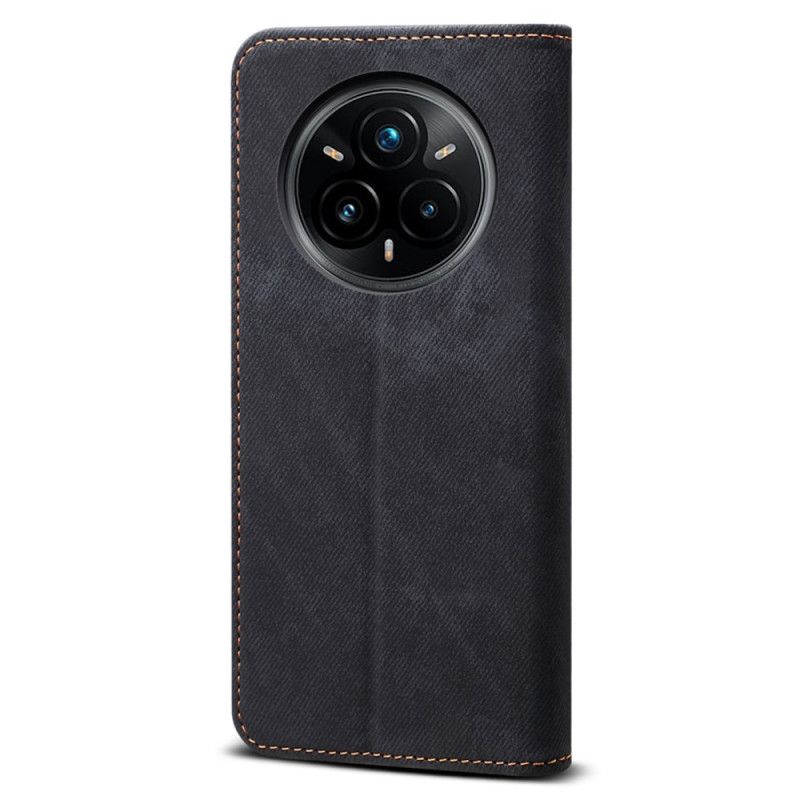 Kožené Pouzdro Folio Realme 14 Pro Plus 5g Džínovina
