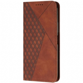 Kožené Pouzdro Folio Realme 14 Pro Plus 5g Semišové Diamanty