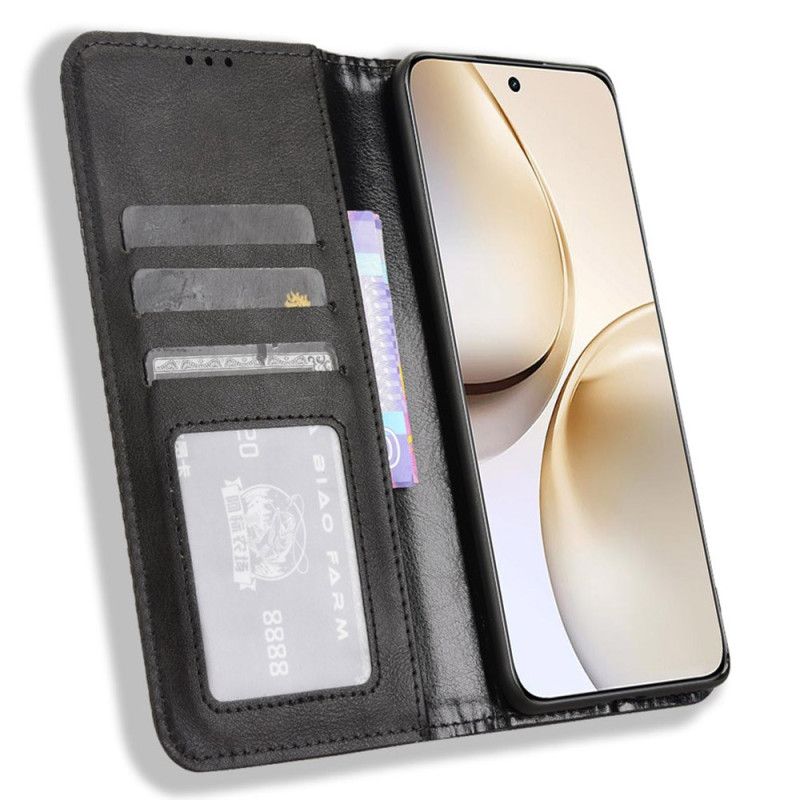 Kožené Pouzdro Folio Realme 14 Pro Plus 5g Vintage Frieze