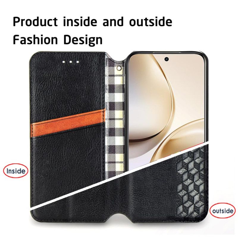 Kožené Pouzdro Realme 14 Pro Plus 5g Vintage Semišový Efekt