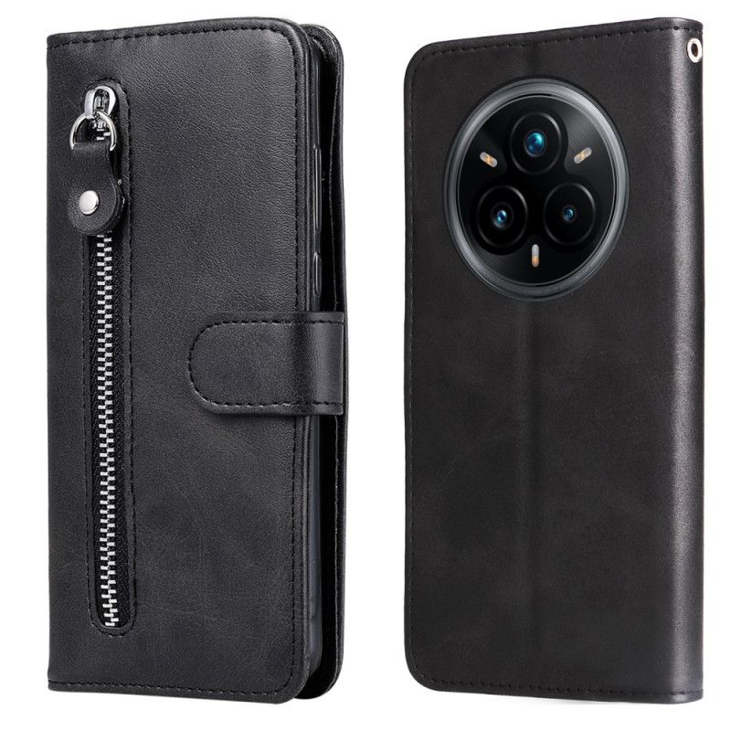 Kožený Kryt Realme 14 Pro Plus 5g Přední Kapsa