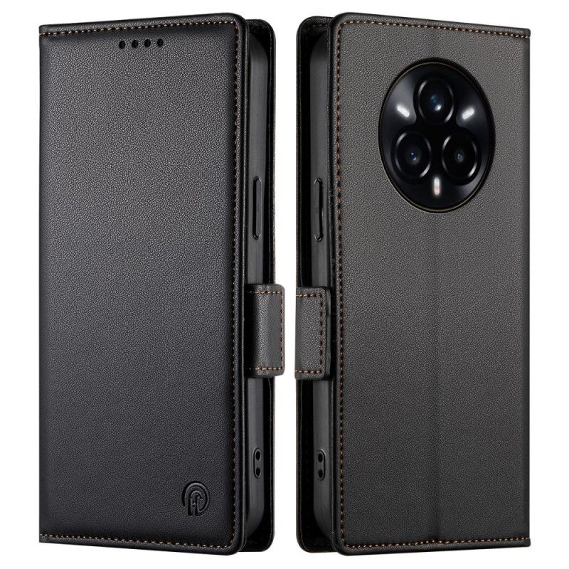 Kožený Kryt Realme 14 Pro Plus 5g Tři Sloty Na Karty A Pouzdro