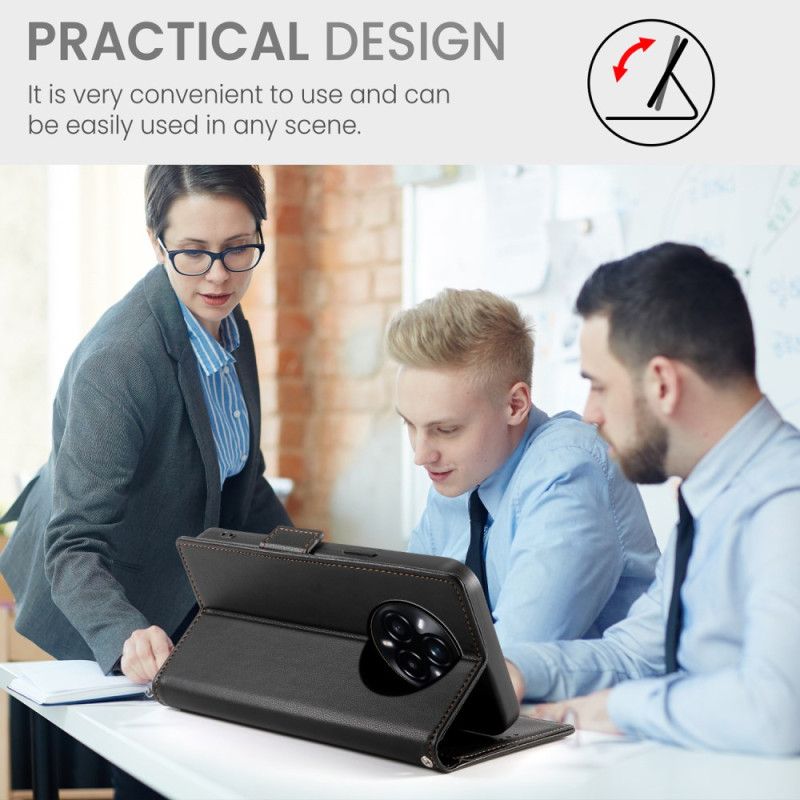 Kožený Kryt Realme 14 Pro Plus 5g Tři Sloty Na Karty A Pouzdro