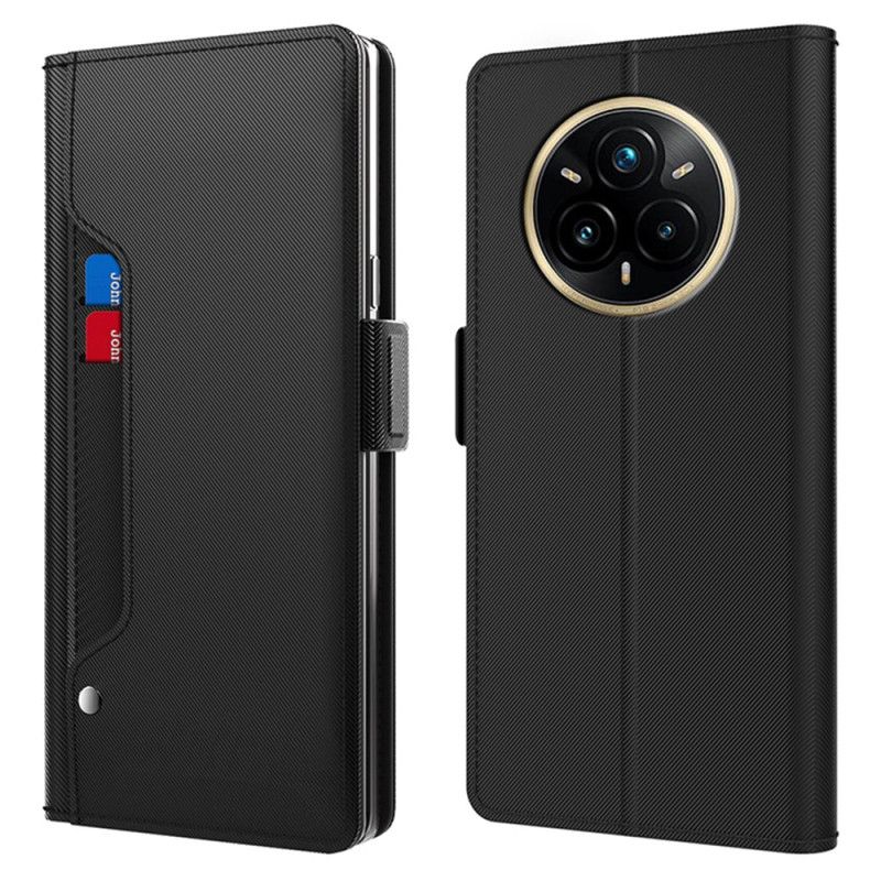 Kožený Kryt Realme 14 Pro Plus 5g Zrcadlo A Odnímatelný Držák Na Karty