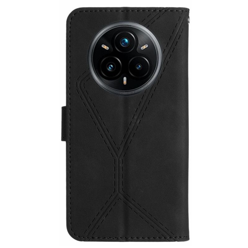 Kožený Kryt Realme 14 Pro Plus 5g Čáry A Pruhy