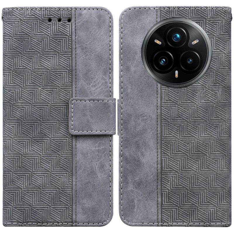 Peněženková Pouzdra Realme 14 Pro Plus 5g Kryty Na Mobil Tkaný Vzor