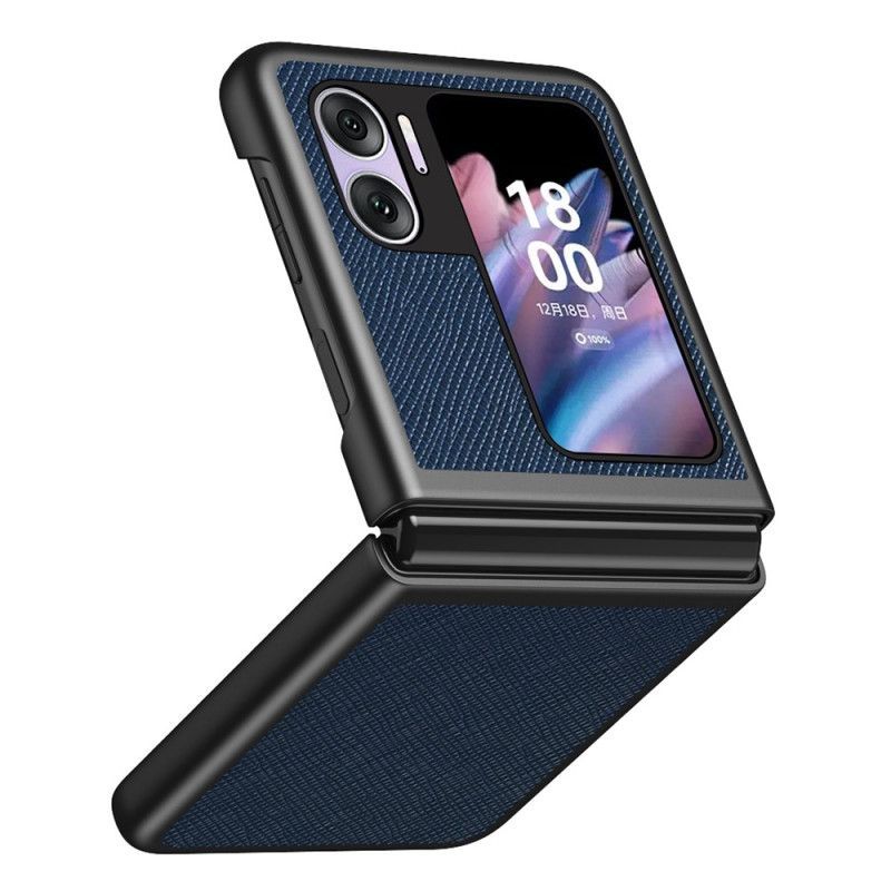 Kryty Na Mobil Na Oppo Find N2 Flip Flipové Pouzdro Styl Texturované Kůže