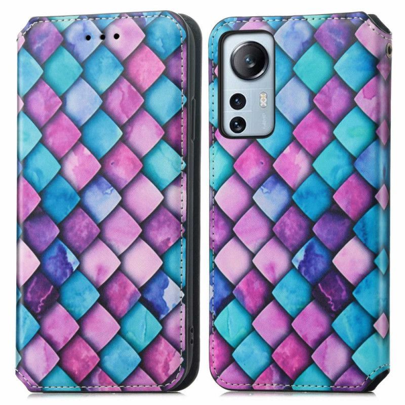 Kryty Na Mobil Na Xiaomi 12 Lite Flipové Pouzdro Design Caseneo Rfid