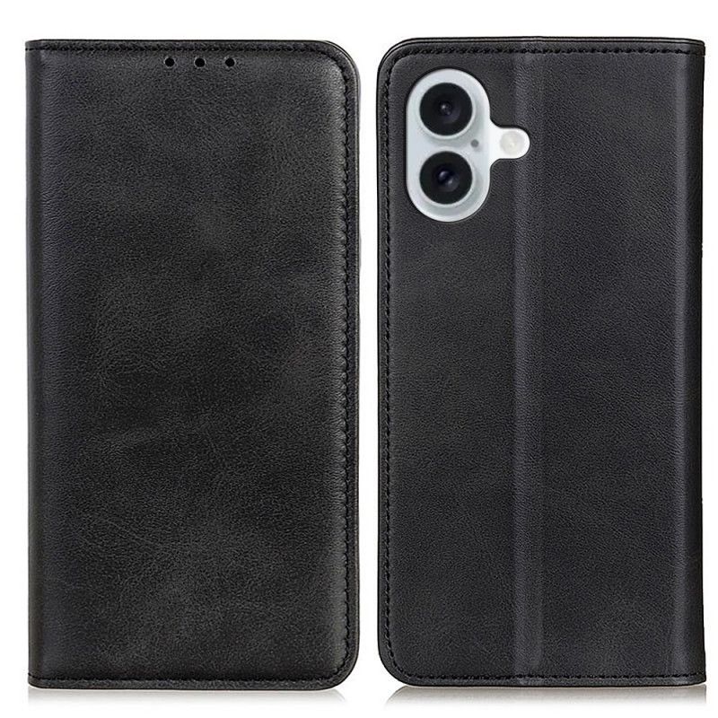 Kožené Pouzdro Folio iPhone 16 Tradiční