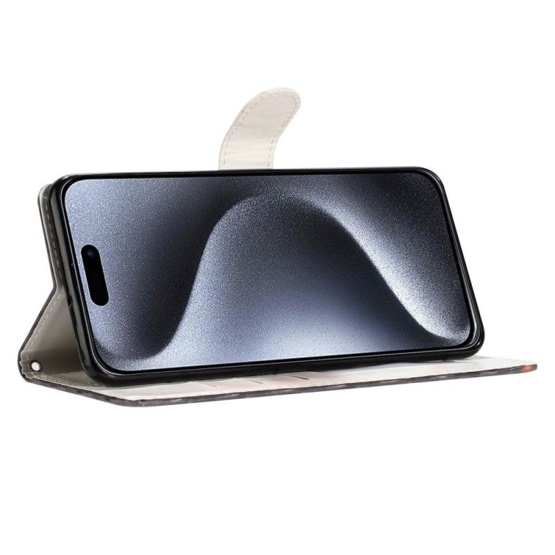 Kožený Kryt iPhone 16 Zelený Mramor