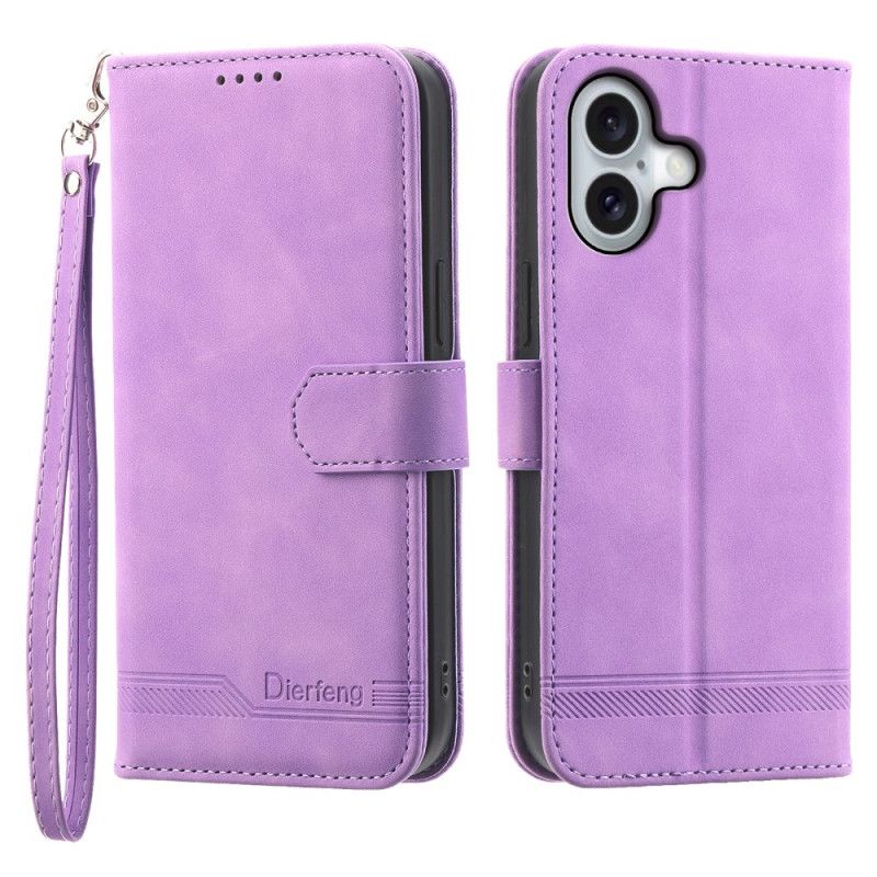 Kožený Kryt Na iPhone 16 Dierfeng