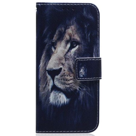 Kožený Kryt Na iPhone 16 Snící Lev