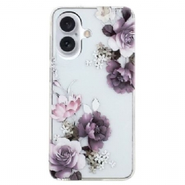 Kryt iPhone 16 Pivoňky
