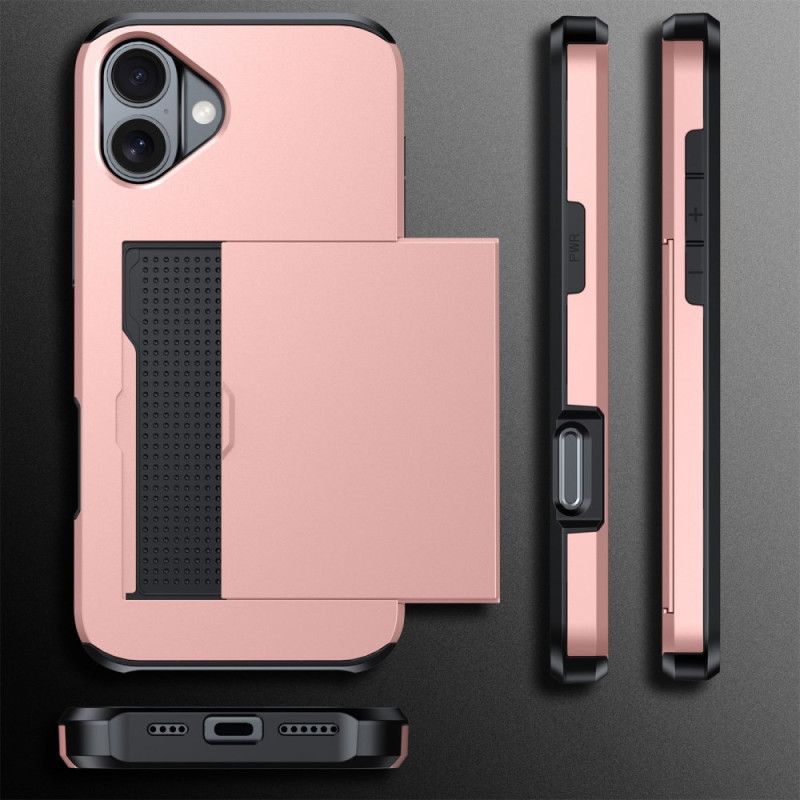 Kryt iPhone 16 Posuvný Držák Karty
