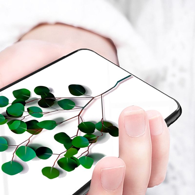 Kryt iPhone 16 Tvrzené Sklo Zlaté Srdce Na Bílém Pozadí