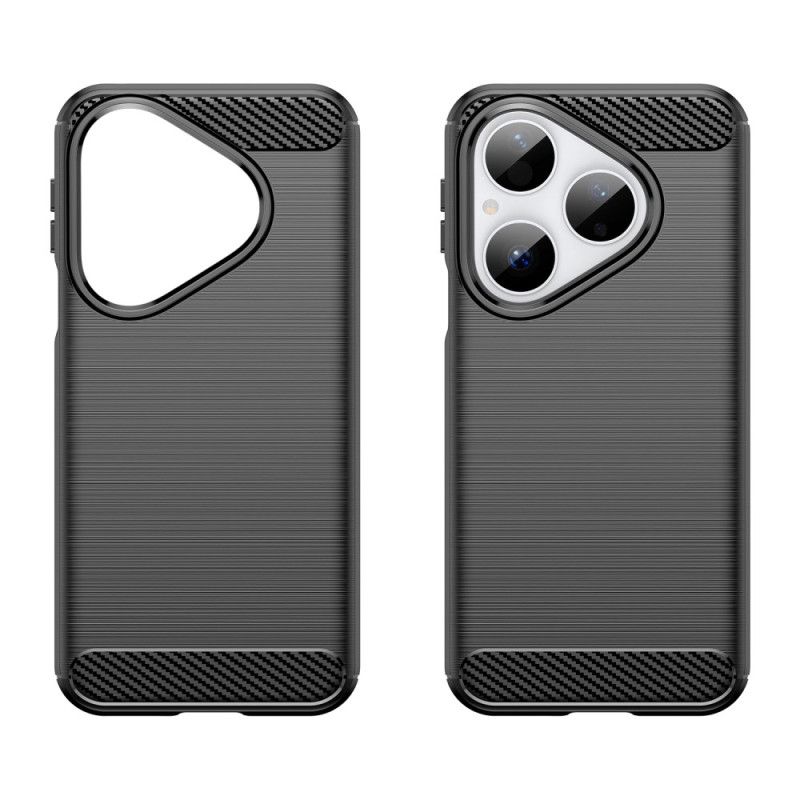 Kryt Huawei Pura 80 Kartáčované Uhlíkové Vlákno