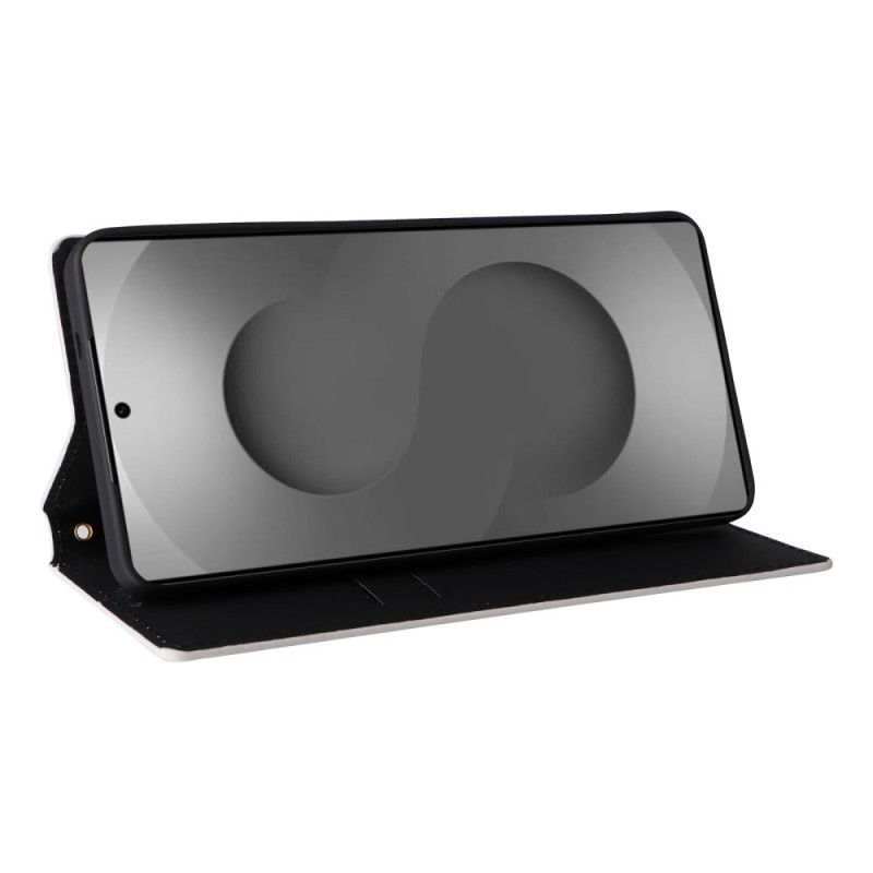 Kožené Pouzdro Folio Samsung Galaxy S26 Ultra Diamantový Vzor