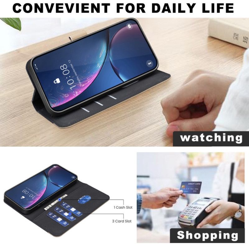 Kožený Kryt Samsung Galaxy S26 Ultra Binfen Color Květinový Vzor