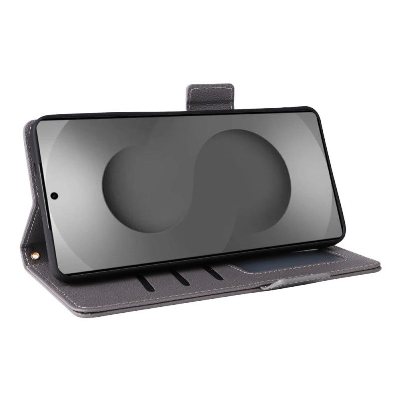 Kožený Kryt Samsung Galaxy S26 Ultra Umělá Kůže S Páskem