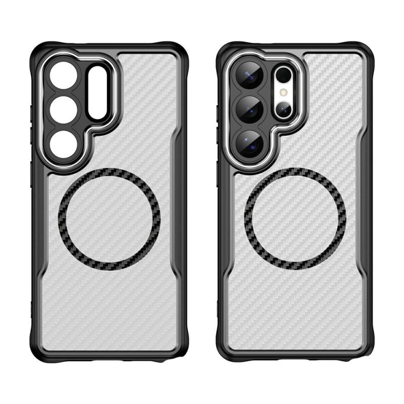 Kryt Na Samsung Galaxy S26 Ultra Hybridní Ochrana Magsafe Textura Z Uhlíkových Vláken