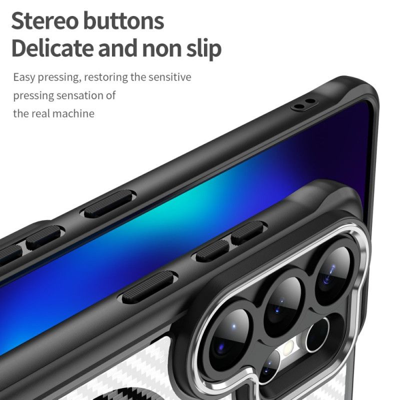 Kryt Na Samsung Galaxy S26 Ultra Hybridní Ochrana Magsafe Textura Z Uhlíkových Vláken