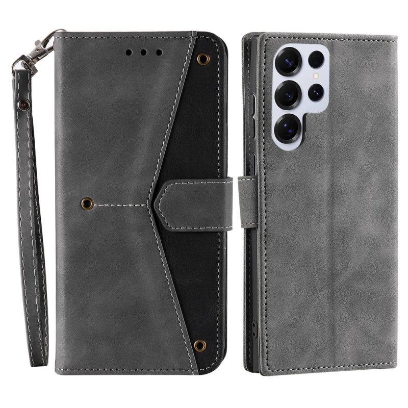 Peněženková Pouzdra Samsung Galaxy S26 Ultra Kryty Na Mobil Dvoubarevný Design