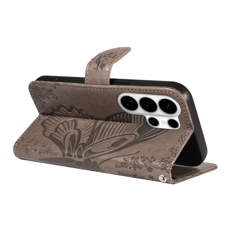 Peněženková Pouzdra Samsung Galaxy S26 Ultra Kryty Na Mobil Grafický Motýl