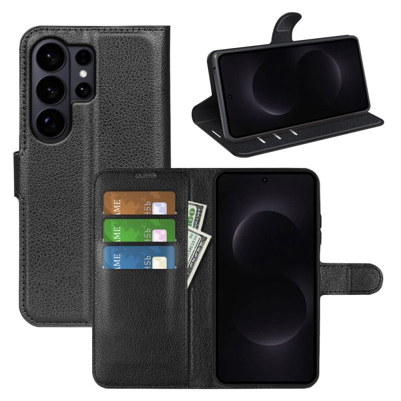 Peněženková Pouzdra Samsung Galaxy S26 Ultra Kryty Na Mobil Umělá Kůže Liči