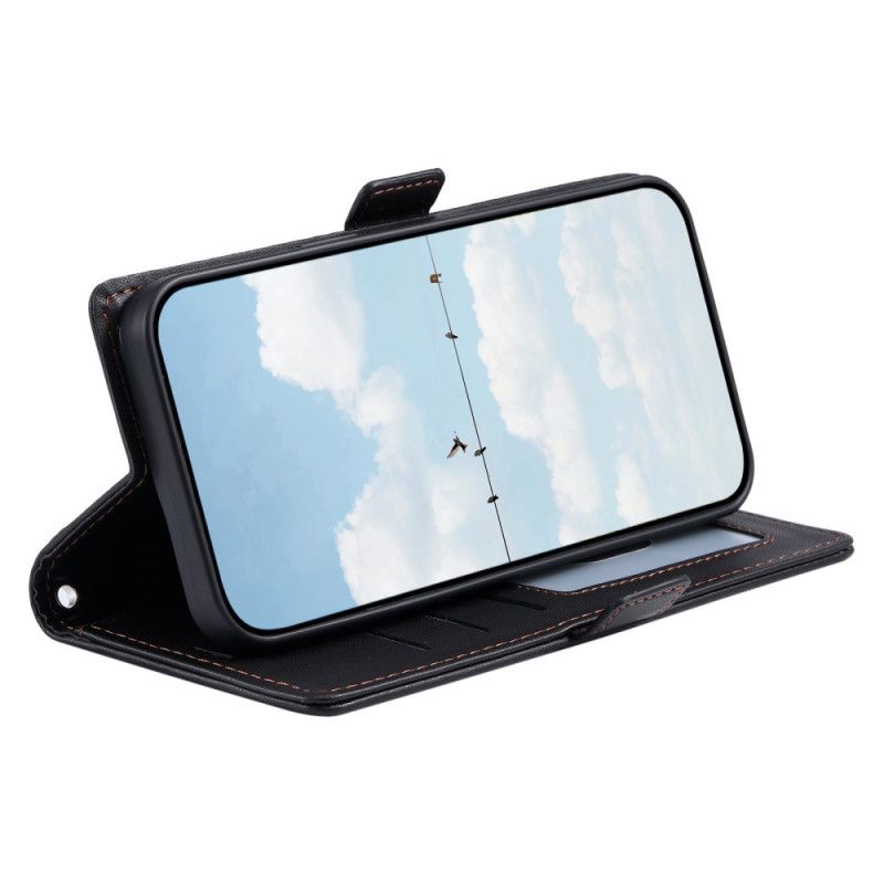 Peněženková Pouzdra Samsung Galaxy S26 Ultra Prošívaná S Páskem