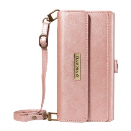 Peněženková Pouzdra Samsung Galaxy S26 Ultra Vintage Peněženka S Ramenním Popruhem