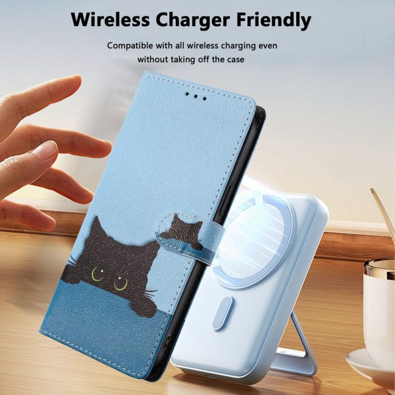 Peněženková Pouzdra Samsung Galaxy S26 Ultra Černé Kotě