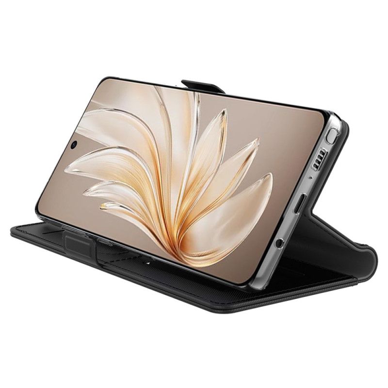 Kožený Kryt Vivo V50e 5g Pouzdro Na Karty A Zrcátko