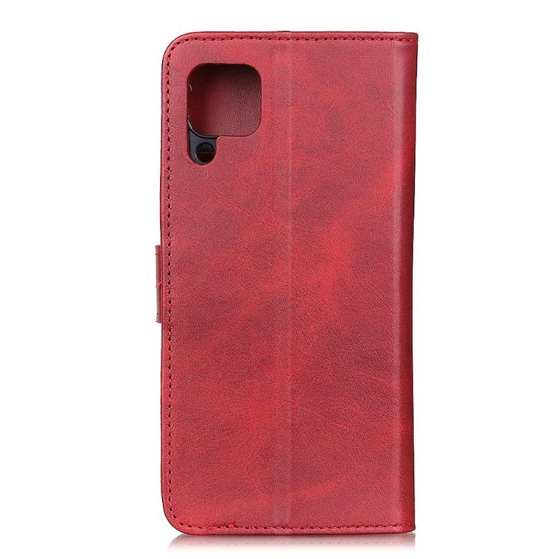 Flipové Pouzdro Na Samsung Galaxy A12 Efekt Matné Kůže Marius