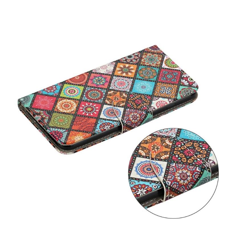 Flipové Pouzdro Na Samsung Galaxy A12 Kaleidoskop Mandala